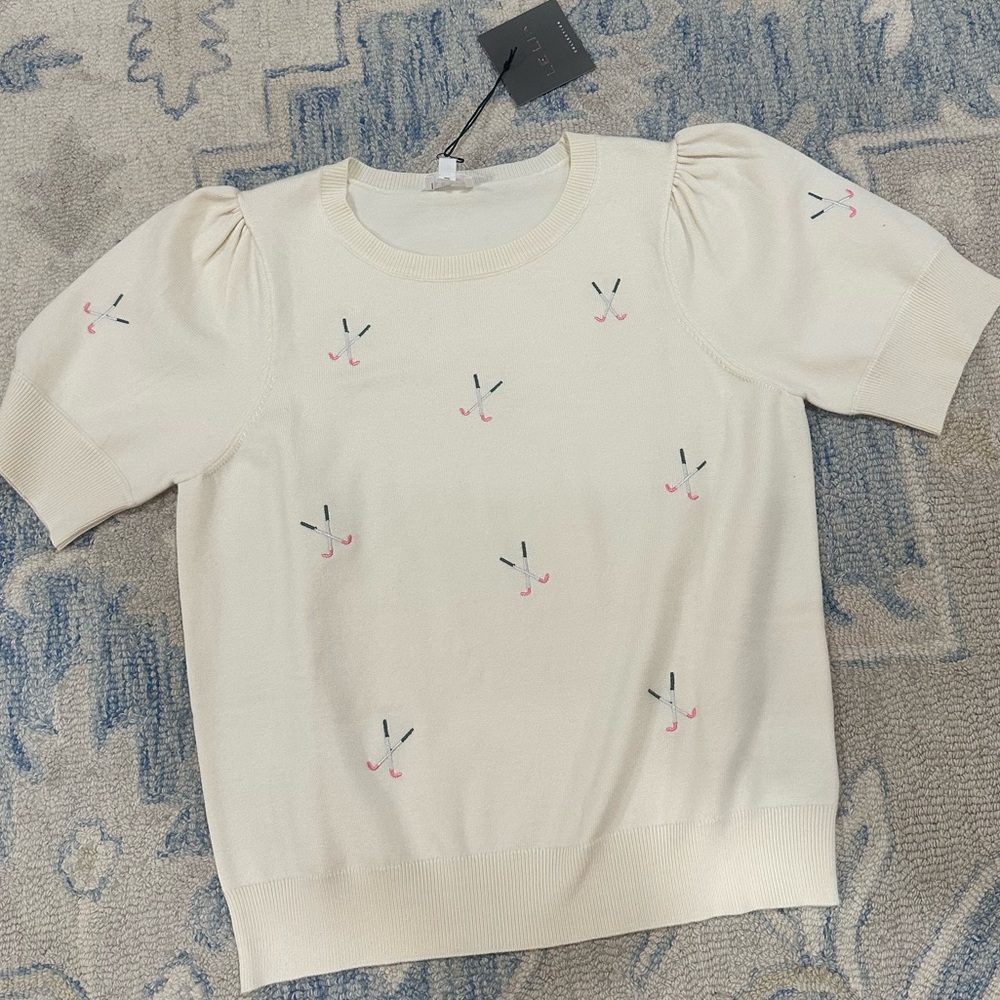 Le Lis Women’s Golf Club Sweater Top